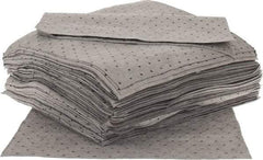 PRO-SAFE - 28 Gal Capacity per Package, Chemical/Hazmat Pad - 17" Long x 15" Wide, Polypropylene - Industrial Tool & Supply