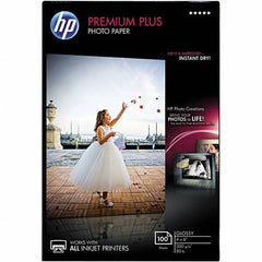 Hewlett-Packard - 4" x 6" White Photo Paper - Use with Inkjet Printers - Industrial Tool & Supply