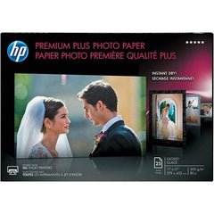 Hewlett-Packard - 11" x 17" White Photo Paper - Use with Inkjet Printers - Industrial Tool & Supply