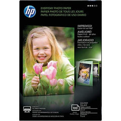 Hewlett-Packard - 4" x 6" White Photo Paper - Use with Inkjet Printers - Industrial Tool & Supply