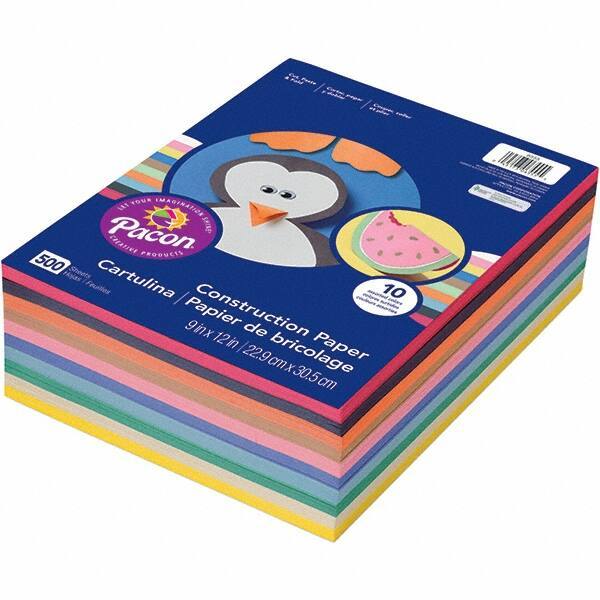 Pacon - Assorted Colors Construction Paper - Use with Craft Projects - Industrial Tool & Supply