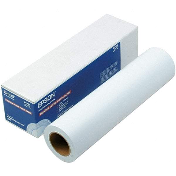 Epson - White Photo Paper - Use with Inkjet Printers - Industrial Tool & Supply