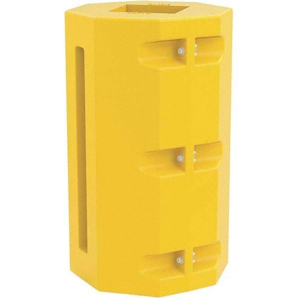Vestil - 24" Wide x 24" Deep x 42" High, Steel Column Protector - Fits 10" Columns, Yellow - Industrial Tool & Supply