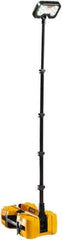 Pelican Products, Inc. - 12 Volt, Cordless, LED Portable Floor Work Light - 1 Head, 6,000 Lumens, Polypropylene, 26" High - Industrial Tool & Supply