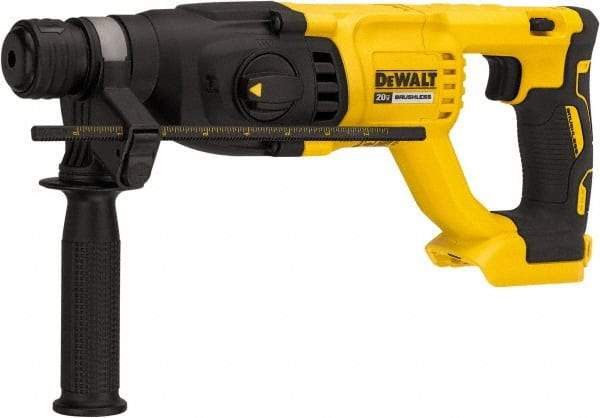 DeWALT - 20 Volt 1" SDS Plus Chuck Cordless Rotary Hammer - 0 to 5,550 BPM, 0 to 1,500 RPM, Reversible - Industrial Tool & Supply