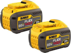 DeWALT - 60 Volt Lithium-Ion Power Tool Battery - 9 Ahr Capacity, 2 hr Charge Time, Series 20/60 FLEXVOLT - Industrial Tool & Supply