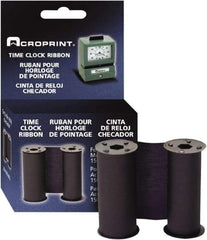 Acroprint Time Recorder - 4" High x 1-5/16" Wide Time Clock Replacement Ribbon - Blue, Use with Acroprint 125 and 150 models - Industrial Tool & Supply