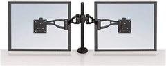 FELLOWES - Black Desk Mount Monitor Arm - Use with Monitor - Industrial Tool & Supply