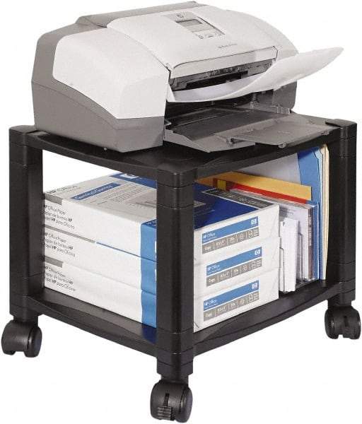 Kantek - Black Printer/Copier Stand - Use with Printer, Paper - Industrial Tool & Supply