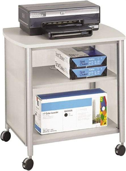 Safco - Gray Case/Stand - Use with Printer, Office Machines - Industrial Tool & Supply