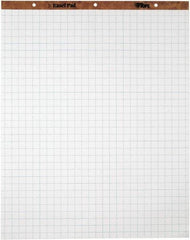 TOPS - Easel Pads, Quadrille Rule, 27 x 34, White, 50 Sheets, 4 Pads/Carton, Easel Pads - Use with Whiteboards, Chalkboards, Walls, Easel St&s - Industrial Tool & Supply