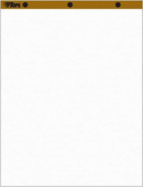 TOPS - Easel Pads, Unruled, 27 x 34, White, 50 Sheets, 2 Pads/Pack, Easel Pads - Use with Whiteboards, Chalkboards, Walls, Easel St&s - Industrial Tool & Supply