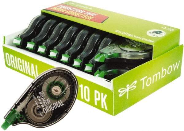 Tombow - 1/6" x 394" Correction Tape Non-Refillable - Industrial Tool & Supply