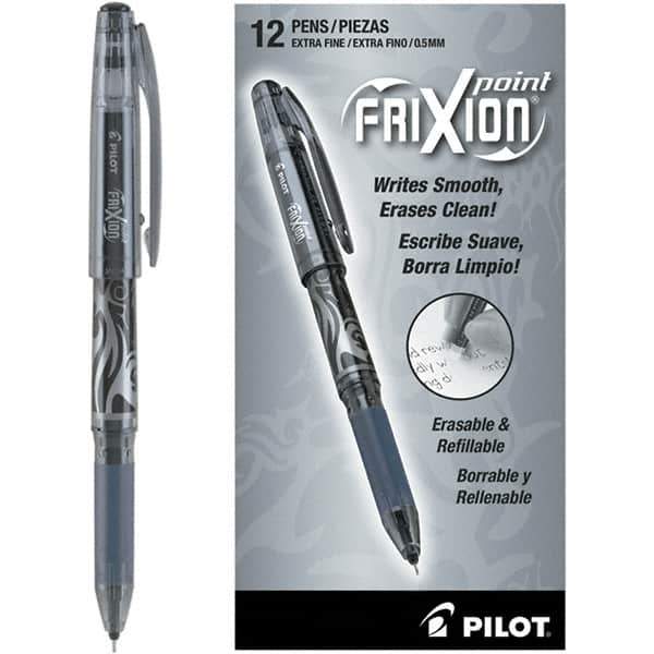 Pilot - Precision Point Gel Roller Ball Pen - Black - Industrial Tool & Supply