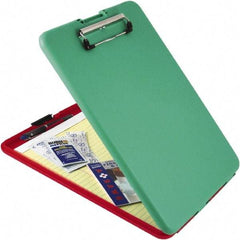Saunders - 1-1/4" Long x 9-1/2" Wide, Clip Board - Red/Green - Industrial Tool & Supply