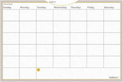 AT-A-GLANCE - 36 Sheet, 36 x 24", Monthly Planning Surface - Gray, White & Orange - Industrial Tool & Supply
