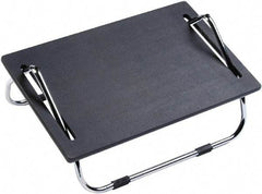 Safco - 18-1/2" Wide, 8" High Adjustable Foot Rest - Black - Industrial Tool & Supply