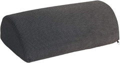 Safco - 17-1/2" Wide, 6-1/4" High Foot Rest - Black - Industrial Tool & Supply