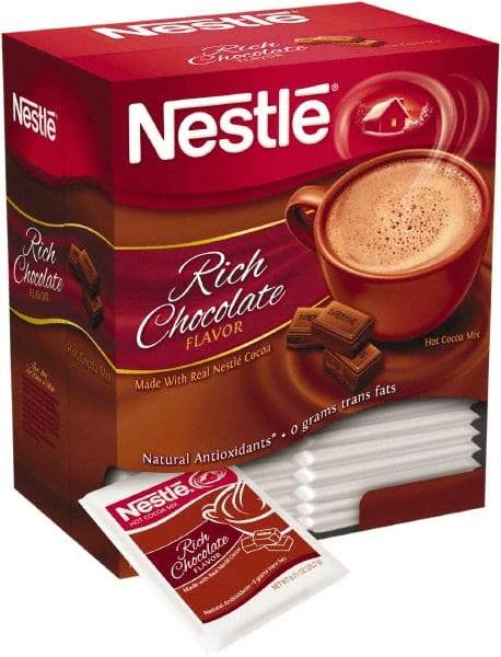 Nestle - Hot Cocoa Mix, Rich Chocolate, 0.71 oz Packets, 50/Box - Industrial Tool & Supply