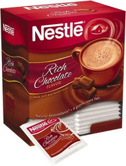 Nestle - Hot Cocoa Mix, Rich Chocolate, 0.71 oz Packets, 50/Box - Industrial Tool & Supply