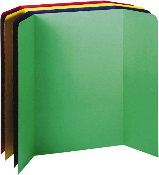 Pacon - Spotlight Corrugated Presentation Display Boards, 48 x 36, Assorted, 4/Carton, Display Board - Use with Science Fairs, Booths & Displays - Industrial Tool & Supply