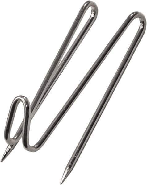ADVANTUS - 25 Hooks, 1" Long x 1" Deep, Metal Hook Panel - 2-1/2" High - Industrial Tool & Supply