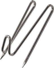 ADVANTUS - 25 Hooks, 1" Long x 1" Deep, Metal Hook Panel - 2-1/2" High - Industrial Tool & Supply