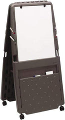 ICEBERG - Foldable Double-Sided Dry Erase Easel - 73" High - Industrial Tool & Supply