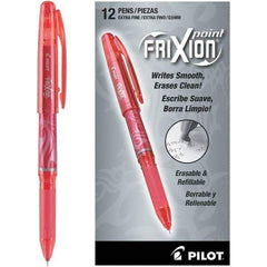 Pilot - Precision Point Gel Roller Ball Pen - Red - Industrial Tool & Supply