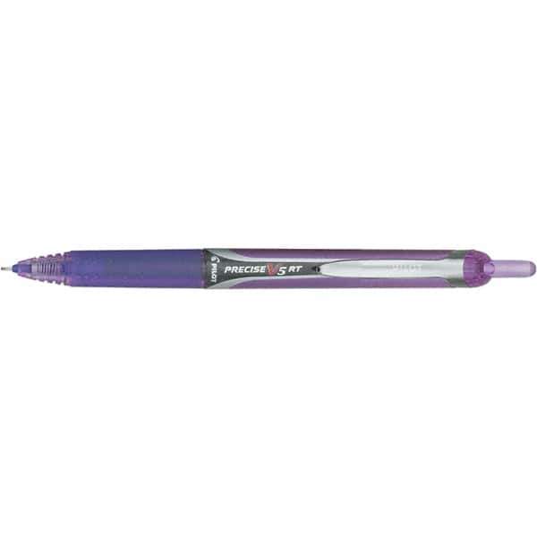 Pilot - Precision Point Roller Ball Pen - Purple - Industrial Tool & Supply