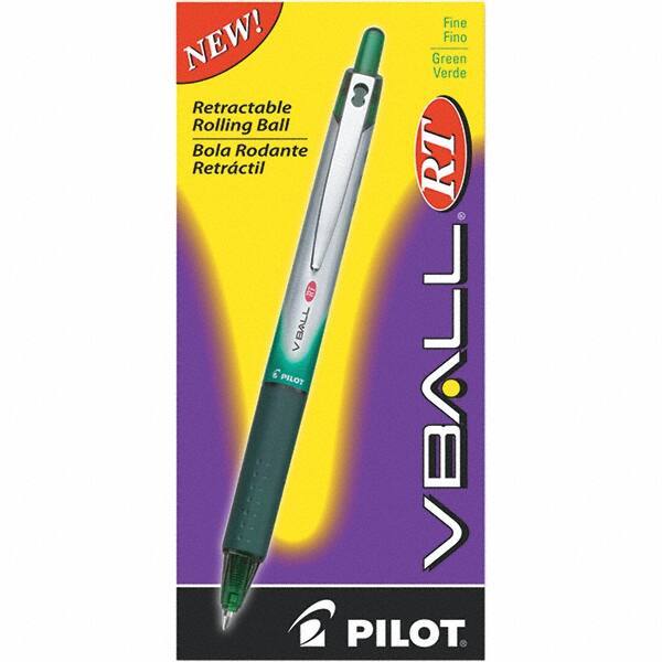 Pilot - Conical Roller Ball Pen - Green - Industrial Tool & Supply