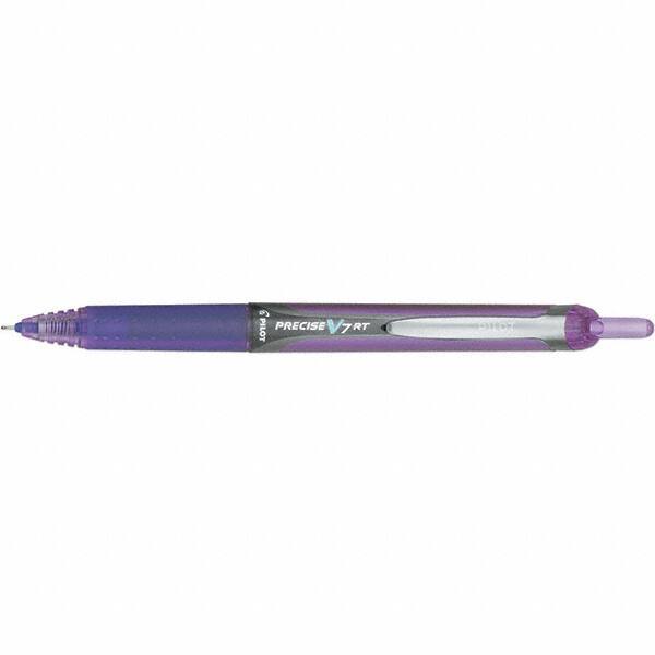 Pilot - Precision Point Roller Ball Pen - Purple - Industrial Tool & Supply