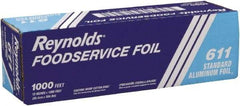 Reynolds - Standard Aluminum Foil Roll, 12" x 1,000', Silver - Use with Food Protection - Industrial Tool & Supply