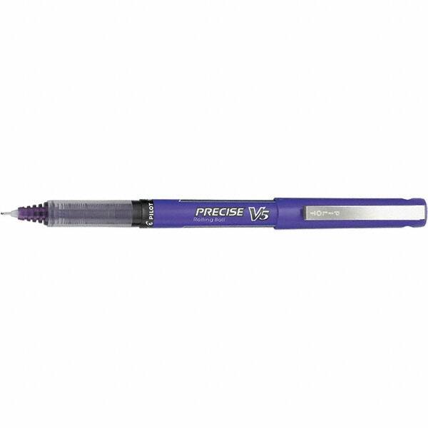 Pilot - Precision Point Roller Ball Pen - Purple - Industrial Tool & Supply