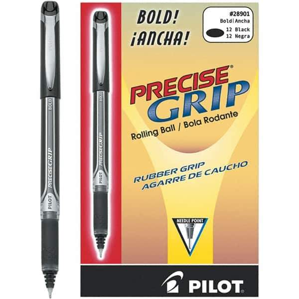 Pilot - Precision Point Roller Ball Pen - Black - Industrial Tool & Supply