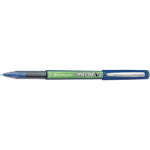 Pilot - Precision Point Roller Ball Pen - Blue - Industrial Tool & Supply