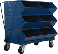 Stackbin - 3 Bin, Shelving Unit with Openings & Base - 37" Wide x 37-7/8" High - Industrial Tool & Supply