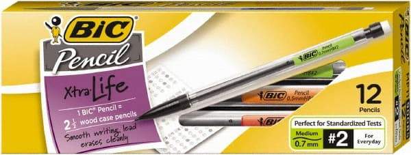 Bic - 0.7mm Lead Mechanical Pencil - Black - Industrial Tool & Supply