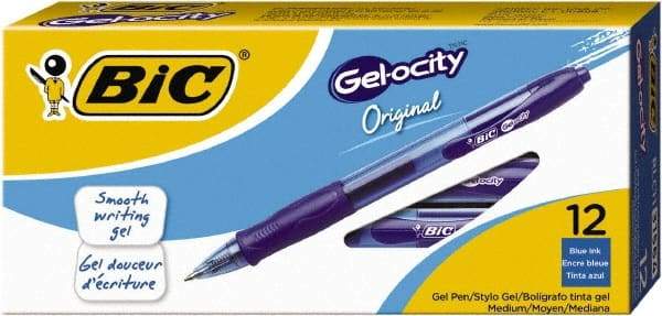 Bic - Conical Roller Ball Pen - Blue - Industrial Tool & Supply