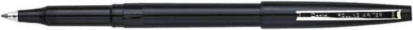 Pentel - Conical Roller Ball Pen - Black - Industrial Tool & Supply