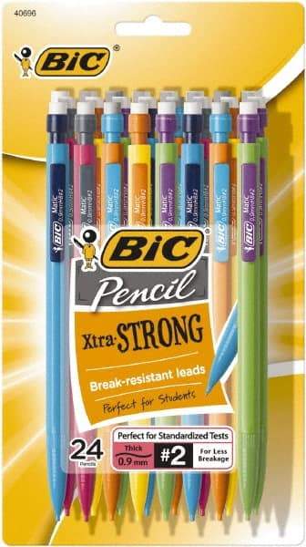 Bic - 0.9mm Lead Mechanical Pencil - Black - Industrial Tool & Supply