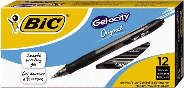 Bic - Conical Roller Ball Pen - Black - Industrial Tool & Supply