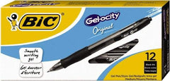 Bic - Conical Roller Ball Pen - Black - Industrial Tool & Supply