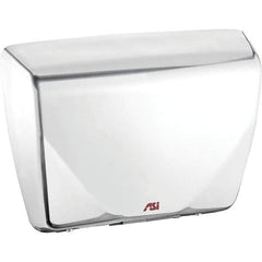 ASI-American Specialties, Inc. - 2200 Watt White Finish Electric Hand Dryer - 277 Volts, 7.9 Amps, 14-7/16" Wide x 10-13/16" High x 3-15/16" Deep - Industrial Tool & Supply