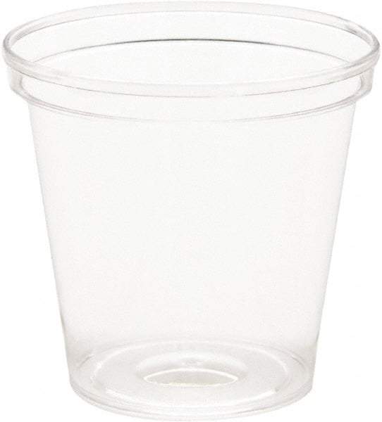 WNA - Comet Plastic Portion/Shot Glass, 1 oz, Clear - Clear - Industrial Tool & Supply