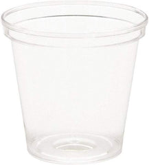 WNA - Comet Plastic Portion/Shot Glass, 1 oz, Clear - Clear - Industrial Tool & Supply