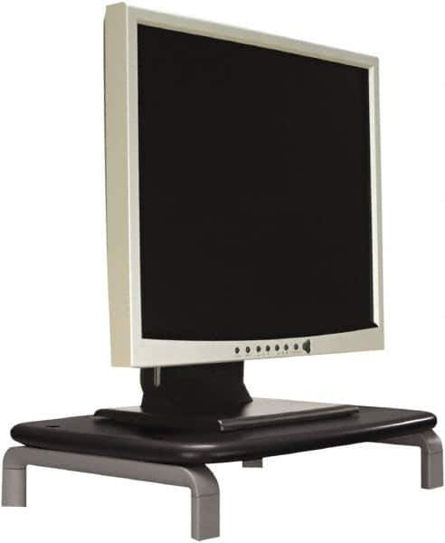Kensington - Black & Gray Monitor Stand - Use with Laptop, Monitor - Industrial Tool & Supply