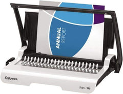 FELLOWES - Binding Machines Type: Manual Sheet Capacity: 150 - Industrial Tool & Supply