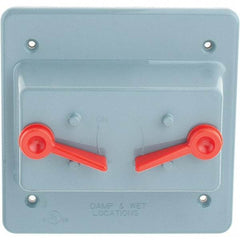 Leviton - Electrical Outlet Box Polycarbonate Device Cover - Industrial Tool & Supply