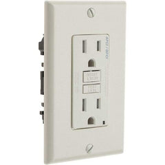 Leviton - GFCI Receptacles Grade: Commercial Color: Light Almond - Industrial Tool & Supply